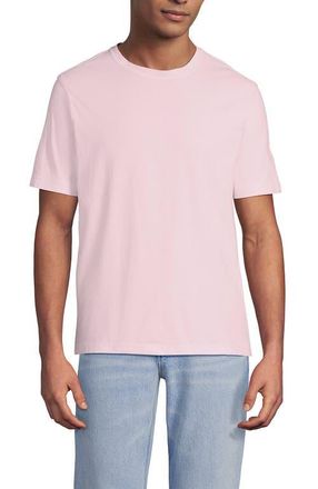 Lands End Short Sleeve Cotton Supima Tee in Pale Pink Quartz at Nordstrom, Size Xx-Large