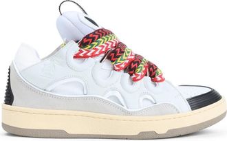 Lanvin Curb Leather Sneakers - Heren - Sneakers - Veelkleurig - 36 EU - Leer - Schoenen