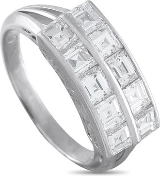 Luxury Bazaar Platinum 1.49 ct Diamond Ring 5329