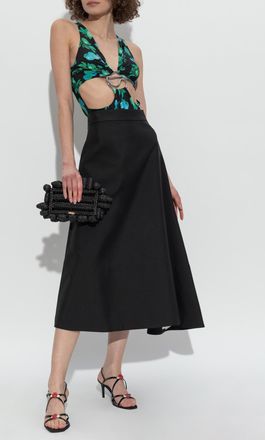 Coperni Bodysuit With Metal Appliqué, Womens, Multicolour