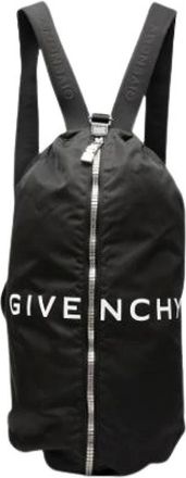 Givenchy Pre-owned Backpacks, female, Black, Size: ONE SIZE Pre-owned Nylon Backpack