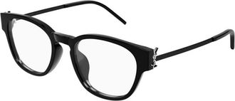 Saint Laurent SL M48O Glasses - Dames - Brillen - Zwart - 51 MM - Accessoires