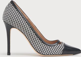 L.k. Bennett Womens Frankie Closed Courts, White/Black - Size UK 4