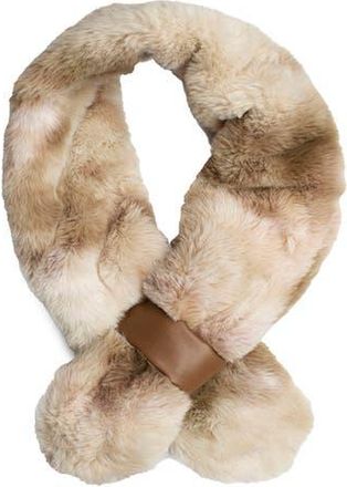 MARCUS ADLER Ombre Faux Fur Collar Scarf in Brown at Nordstrom Rack