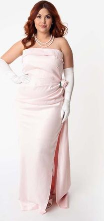 Unique Vintage Plus Size Enchanted Evening Gown in Light Pink at Nordstrom, Size 2 X