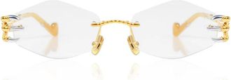 Anna-Karin Karlsson Claw Optical Triangle - Dames - Brillen - Geel - 55 MM - Accessoires