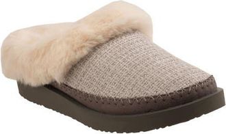 Revitalign Aspen Nordic Orthotic Faux Fur Lined Slippers in Gray at Nordstrom, Size 10