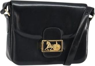 Celine Pre-owned Shoulder Bags, female, Black, Size: ONE SIZE Pre-owned Vintage Shoulder Bag