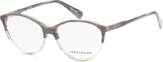 Longchamp Womens 53mm Gradient Horn Black Opticals