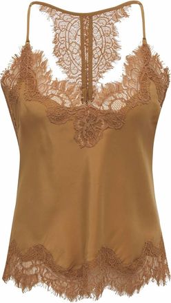 Gold Hawk Womens Lucy Crop Cami In Bronze