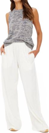 The Upside Womens Soho Tokio Wide Leg Pant In Creme