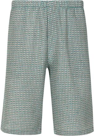 Amir Slama knitted shorts - men - Cotton/Polyester - GG - Green