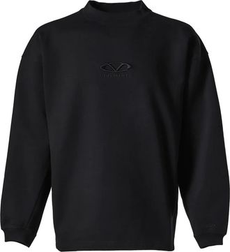 VETEMENTS Felpa con logo ricamato - Nero