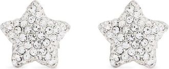 Marc Jacobs Ster Pave Stud Oorbellen - Dames - Oorbellen - Grijs - ONE Size - Accessoires
