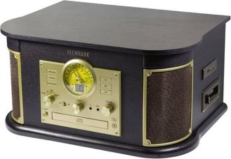 Technaxx TX-103 Giradischi USB Trasmissione a cinghia Marrone antico