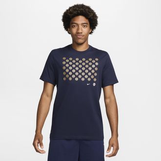 Nike USA Nike Mens Basketball T-Shirt in Blue | FQ3631-451