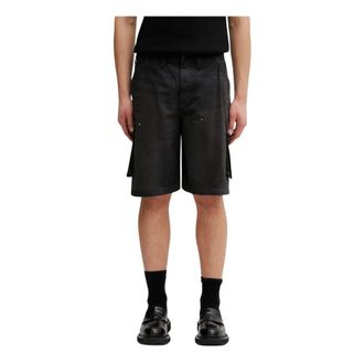 Our Legacy Mount Shorts - Heren - Korte broeken - Zwart - Maat: L Katoen