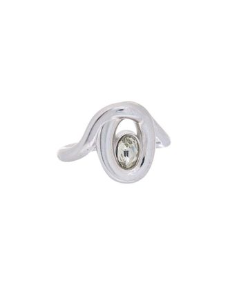 Oscar De La Renta Oval Rhinestone Ring