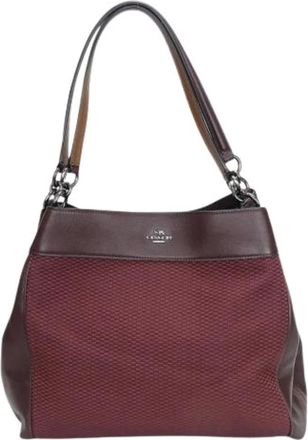 Coach Pre-owned Shoulder Bags, female, Red, Size: ONE SIZE Pre-owned F57540 Tote bag