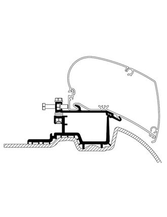 Thule Adaptateur De Store Crafter De 2007 &Agrave; 2016 - Thule