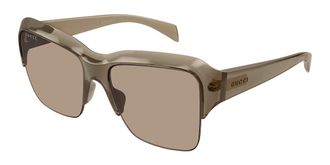 Gucci GG2024S 005 Womens Sunglasses Brown Size 57