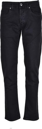 Les Hommes Slim Fit Stretch Denim With Classic Five-Pocket Design