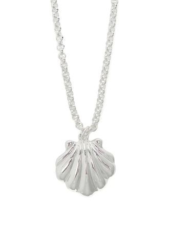 Timeless Pearly shell chain necklace - Argento