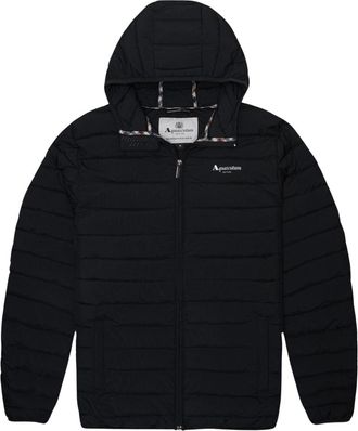 Aquascutum Mens Active Rlg Hooded 100 Gr Black Jacket - Size X-Large
