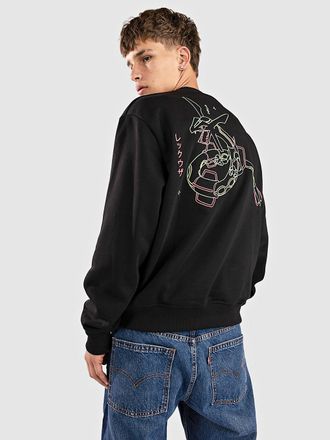 Dolly Noire x Pokemon Rayquaza Crewneck Sweater schwarz