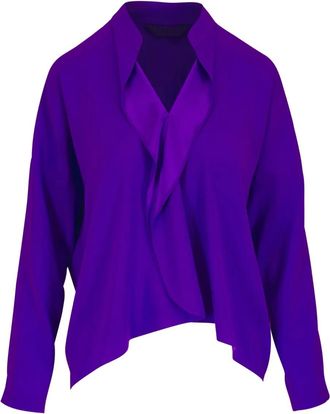 Zero + Maria Cornejo Blusa Fin Gaban - Viola