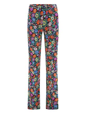 Etro Pantaloni a fiori - Nero
