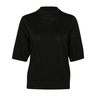 Cream Crshimra Knit Blouse - Knitwear - Mujer - Negro - 2XL