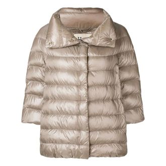 Herno Lightweight Down Puffer Jacket - female - Herno - Winter Jackets - Brown - XL - Jackets