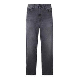 Carhartt Work in Progress Carhartt Wip, Straight Jeans, male, Black, Size: W31 Landon Denim Trousers