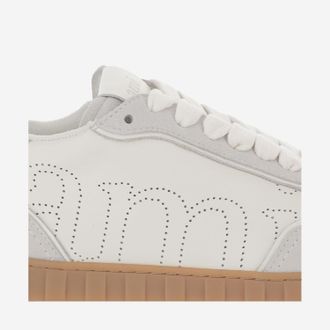 Ami Leather Low-Top Sneaker - White