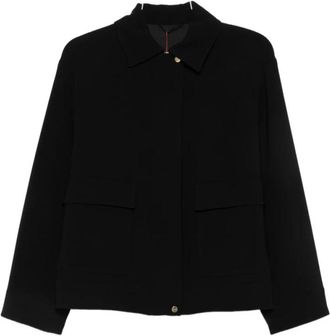 Max Mara Jassen, Dames, Zwart, S, Licht Jack