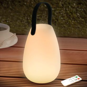 OEM Lampara De Mesa Recargable - Led Regulable 4 Niveles - 8 Colores - Ip44 Resistente Al Agua - Interior Exterior Jardin Patio Habitacion - 1 Unidad