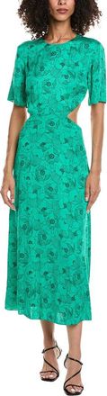 The Kooples Graphic Poppies Maxi Dress