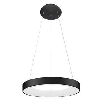 Netlighting Giulia Modern Integrated LED Pendant Ceiling Light 4000K in Black