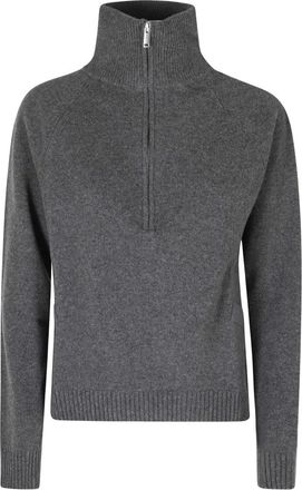 Semicouture Meg Sweater - Dames - Coltruien - Grijs - XS - Katoen - Truien & Vesten