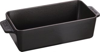 Staub Cast Iron 12.75-inch x 5.25-inch Loaf Pan - Matte Black