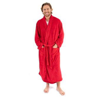 Leveret Mens Fleece Robe