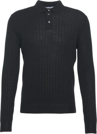 Gender Fine Knit Polo Shirt