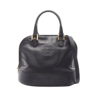Loewe Pre-owned Leren Handtas - Dames - Pre-owned - Zwart - Maat: ONE Size Leer