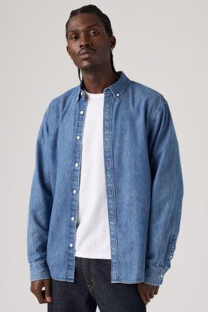 Levi's Classic Relaxed Shirt - Uomo - L - Lavaggio medio / Estella Mid Wash
