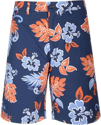 Maison Kitsun&eacute; Korte Broeken, Heren, Veelkleurig, W44, Broeken