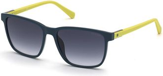 Guess GU00017 90W Mens Sunglasses Blue Size 56