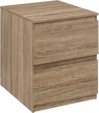 5five Simply Smart 5five Simply Smart - C&oacute;moda De 2 Cajones Dolo Efecto Madera Natural - 5five