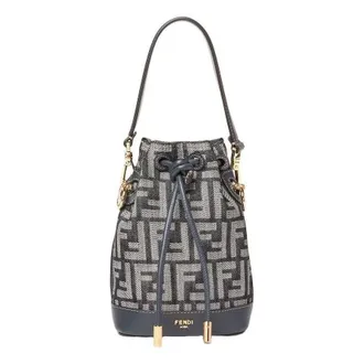 Fendi (WMNS) Fendi FW25 Mon Tresor FF Jacquard Mini-Bag Blue 8BS109AUT4F1UJ5