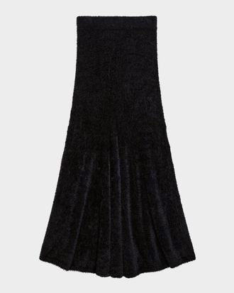 Helmut Lang Eyelash Knit Maxi Skirt
